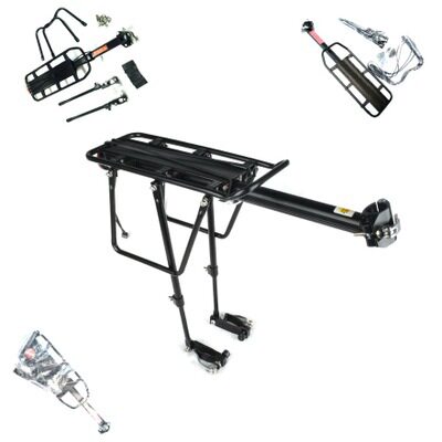 山地车后货架 铝合金全快拆式衣架可载人快拆后货架尾架