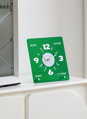 优选Mandelda现代简约客厅卧室创意座钟家居玄关装饰品酒柜桌面摆