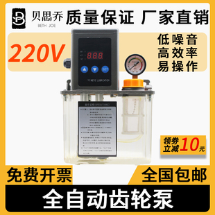 全自动齿轮润滑泵加工中心数控车床注塑机床精雕器壶电动润滑油泵