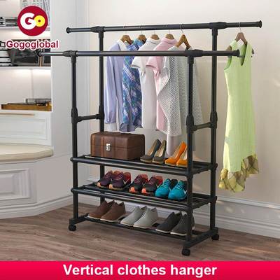 Stand clothes holder rack laundry garment dryer cloth hanger