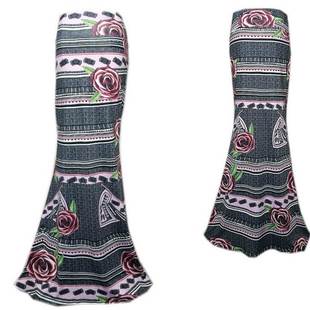 skirt sexy package fishtail 印花包臀魚尾裙 hip Printed