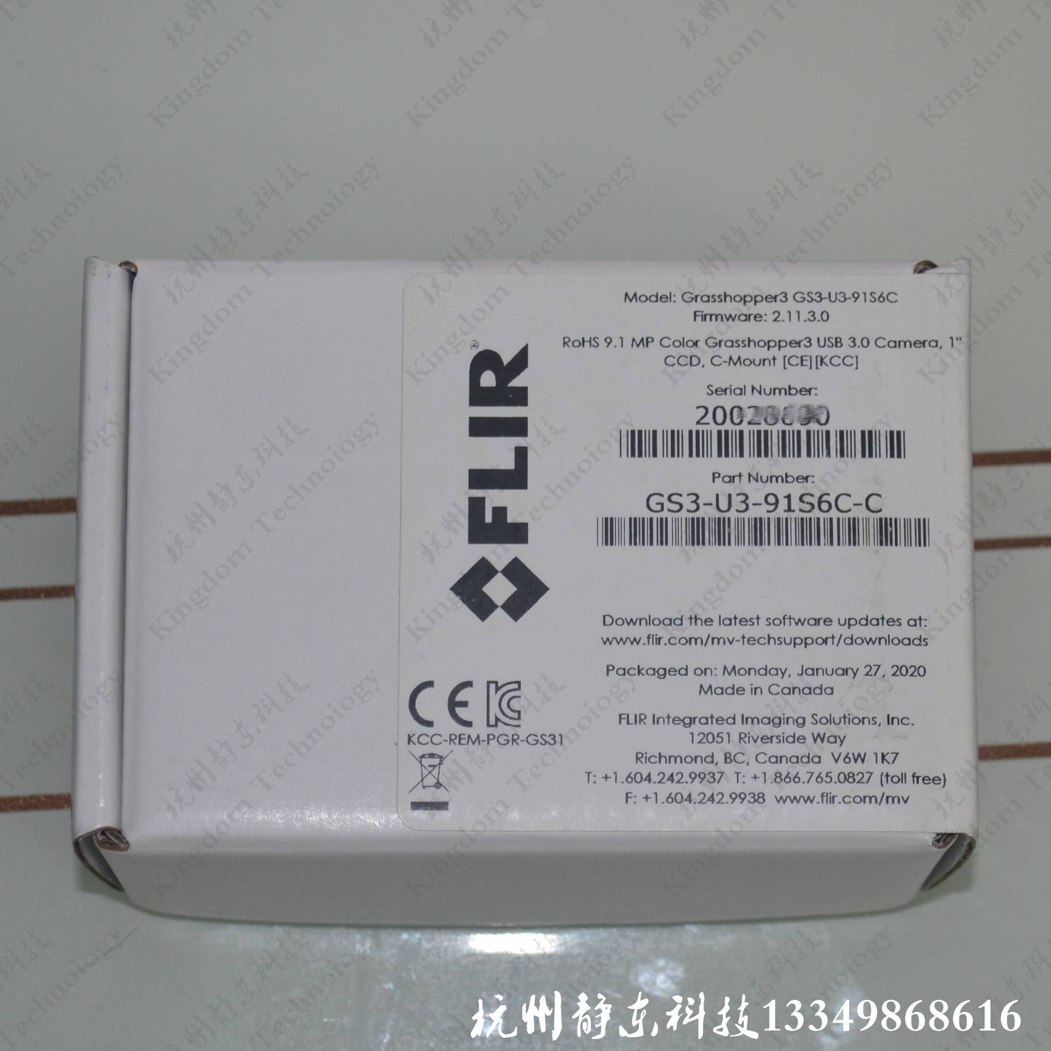 FLIR PTGREY灰点 GS3-U3-91S6C-C GS3-U3-91S6M-C全新原装现货