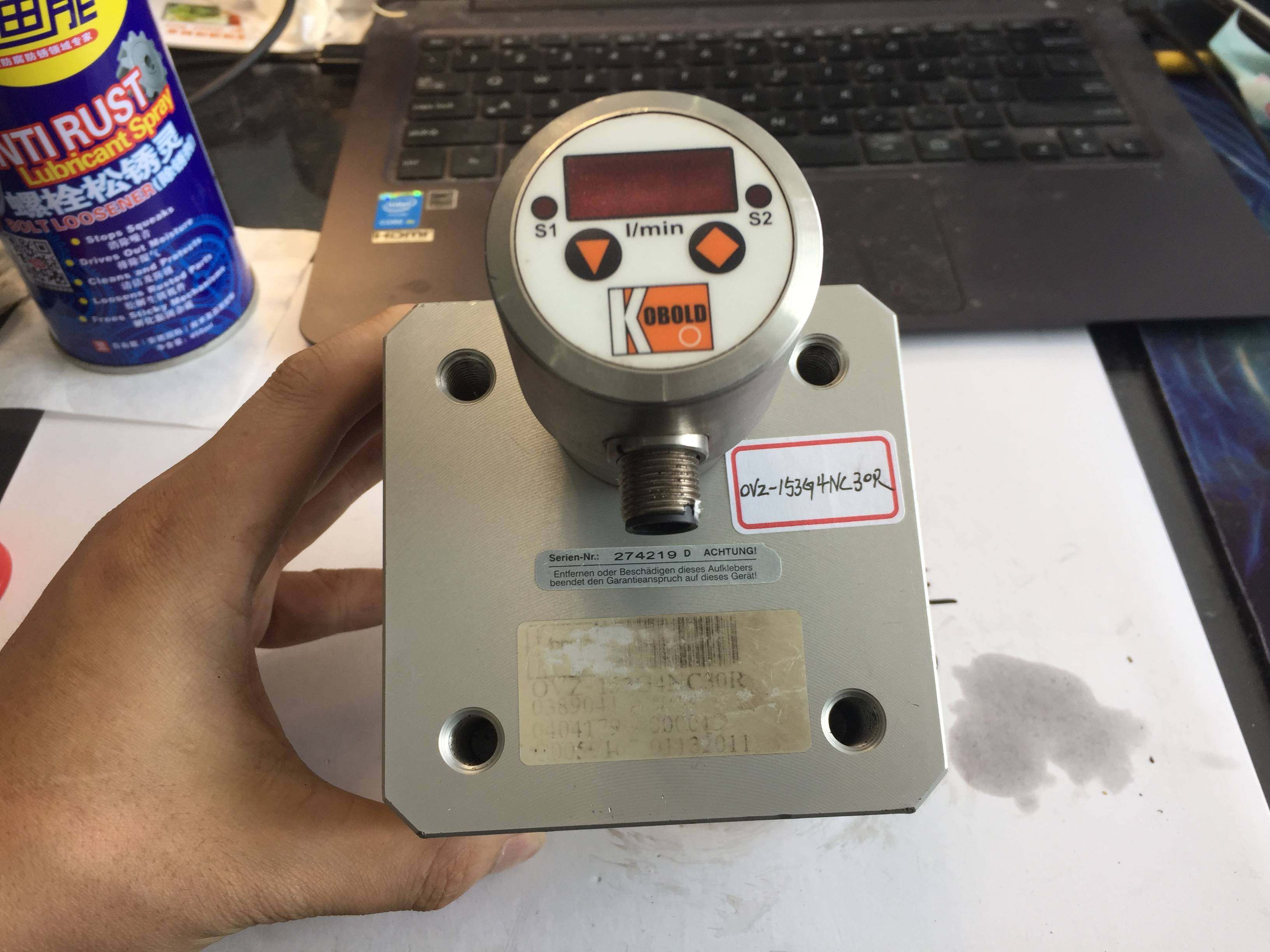 kobold科宝流量计ovz153g4nc30r ; ovz-153g4nc30r