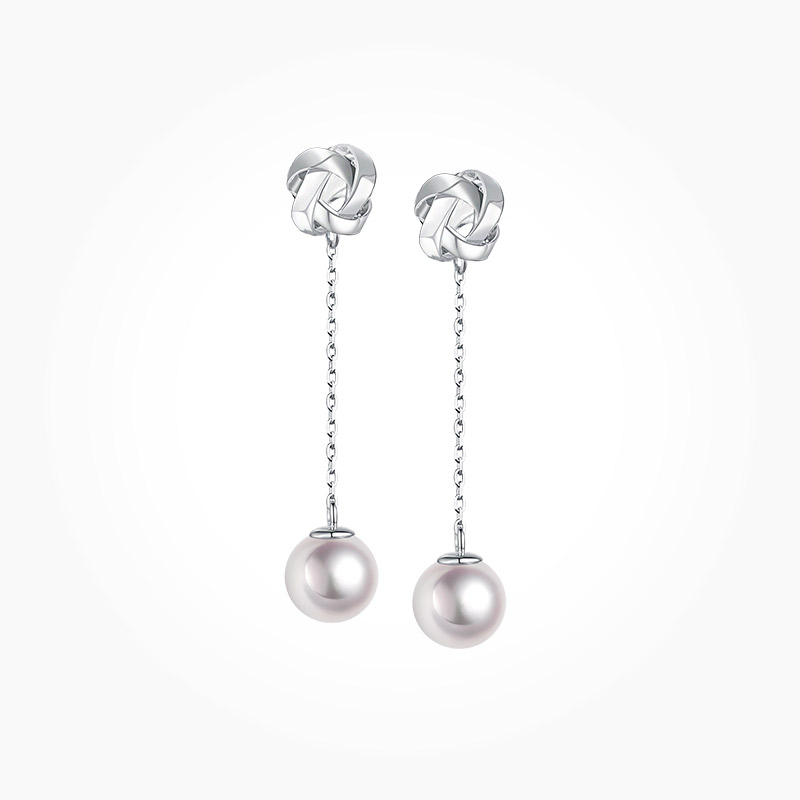 BEAUFINA18K金珍珠耳线