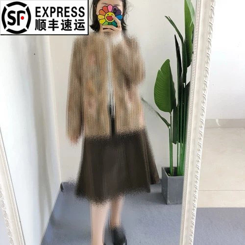 少量 折 带标买手店 中国风薄款印花宽松手工扣蚕丝亚麻外套西装