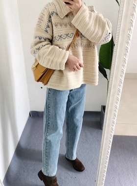 厚款 买手店CONDO 加拿大手工handmade毛衣 fever全羊毛针织上衣