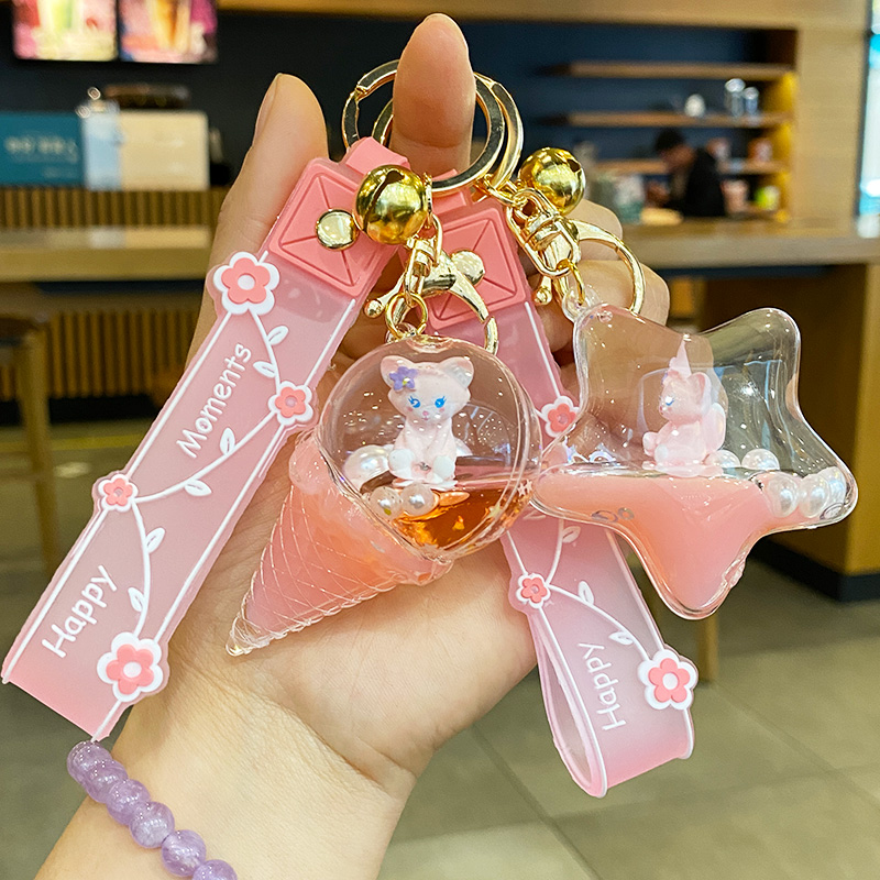 祥思恋卡通亚克力玲娜贝儿钥匙扣