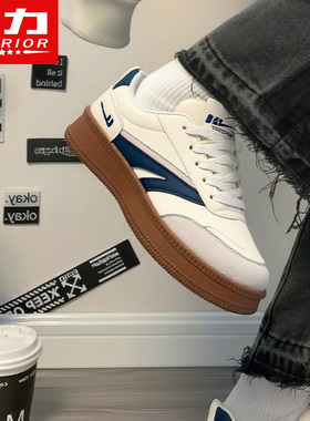 回力女鞋厚底小白鞋女款春秋2026新款黑色板鞋百搭爆款时尚休闲鞋