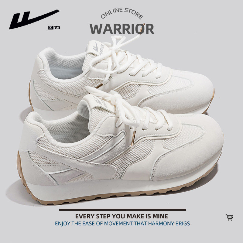 回力德训鞋女新款网面阿甘鞋情侣软底休闲小白鞋厚底百搭运动鞋子
