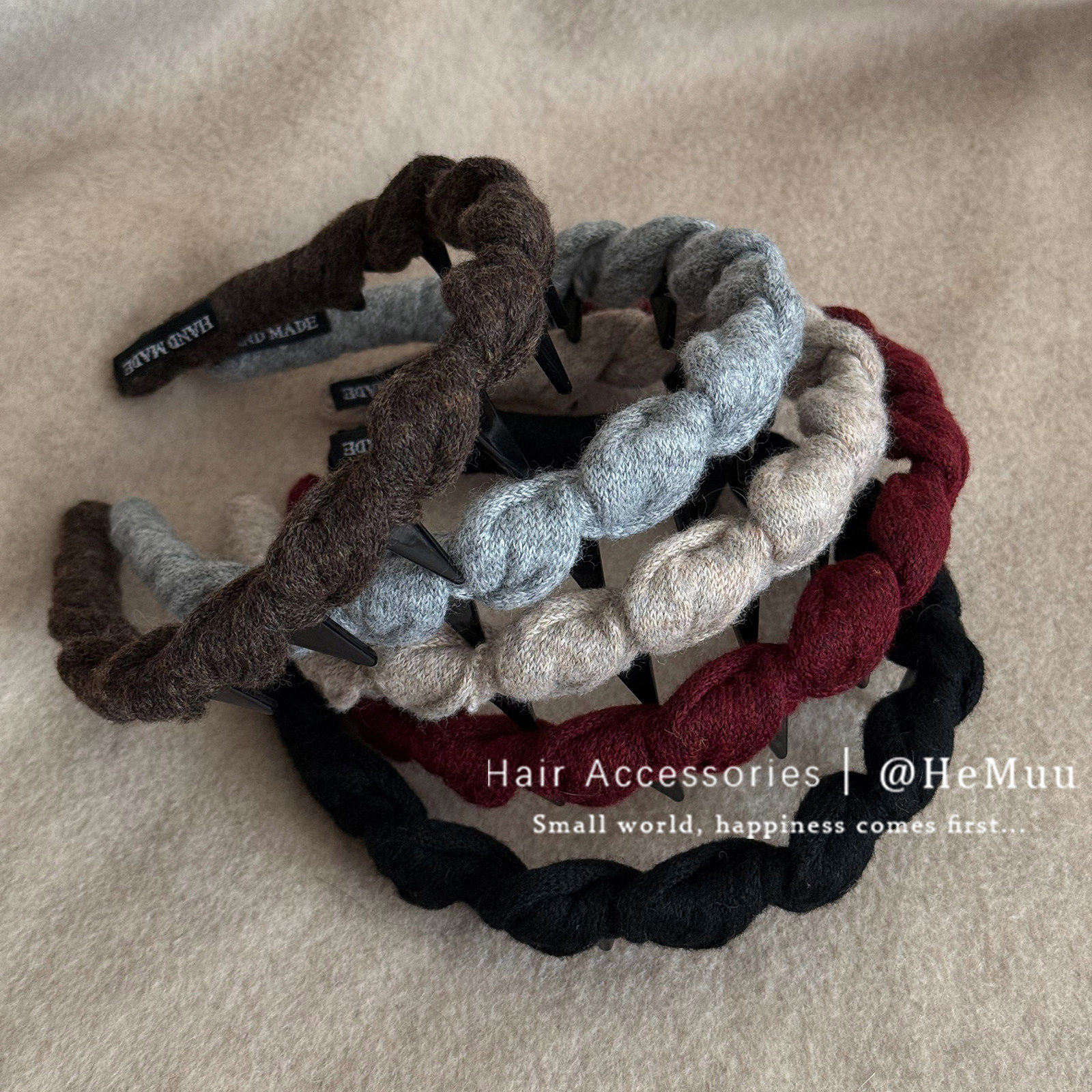 韩系麻花带齿防滑发箍女高颅顶压发洗脸发箍2025新款气质发夹发饰