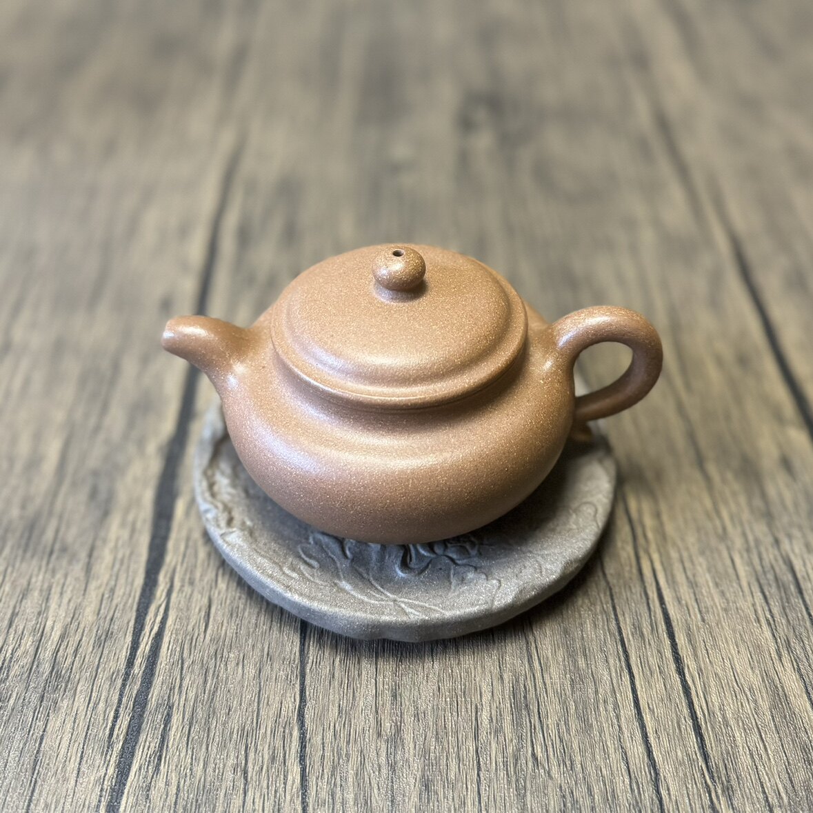 老段泥光素圆器仿古中大品紫砂壶