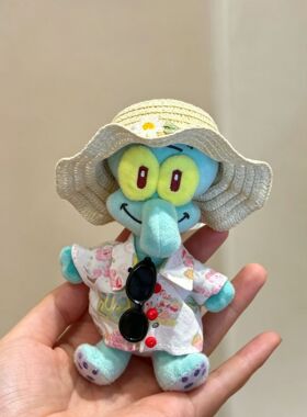 正版比奇堡章鱼哥挂件玩偶装饰可爱包挂钥匙扣挂件