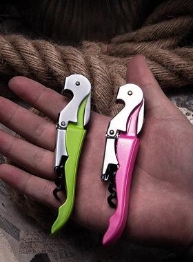 红酒开瓶器多功能创意葡萄酒海马刀冰箱贴便携式开酒器啤酒酒起子