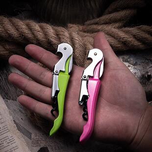 红酒开瓶器多功能创意葡萄酒海马刀冰箱贴便携式开酒器啤酒酒起子