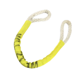 国标加护套绳子耐磨两头扣尼龙吊绳起重吊带拖车吊装绳双扣5吨6米