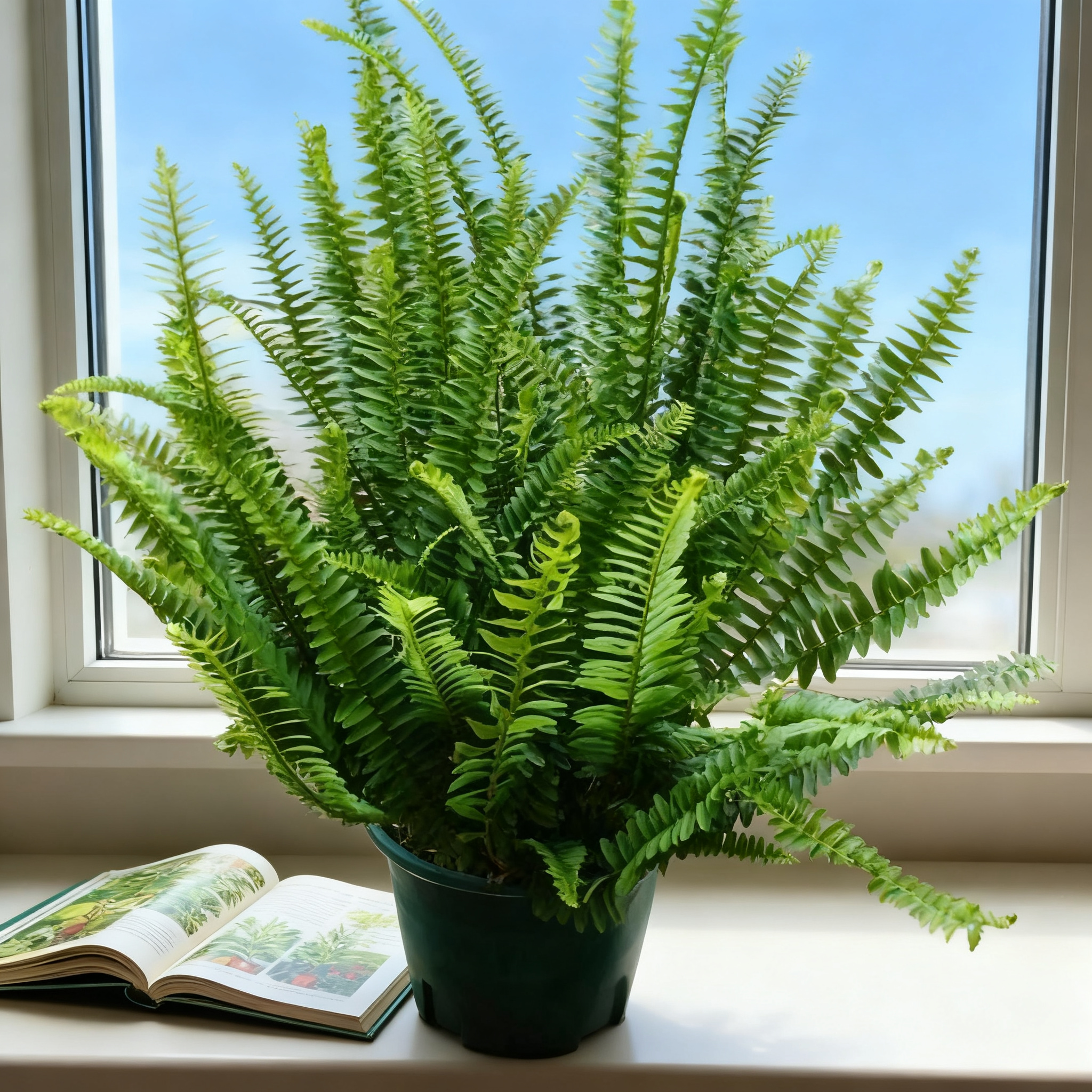 肾蕨盆栽波斯顿蕨排骨草北欧风耐阴绿植客厅净化空气四季常青好养