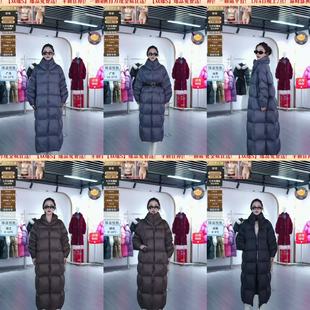 【芊芊粉丝专享】5630连帽中长款鹅绒服女保暖面包服外套