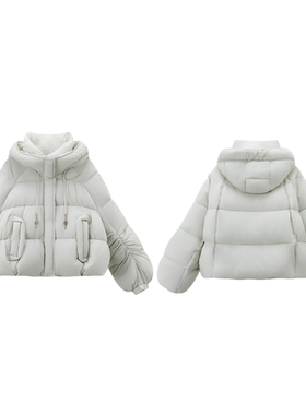 【春春Spring】253103小欧包冬季短款欧版羽绒服外套