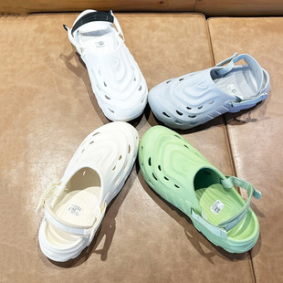 Adidas阿迪达斯男女可拆卸后跟沙滩拖鞋洞洞鞋JH9845 JR7548