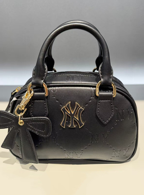 MLB斜挎包26新款NY复古老花男女手提包运动儿童单肩包7ACRM056N