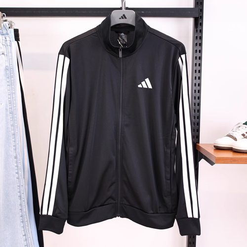 阿迪达斯男子三条杠运动外套