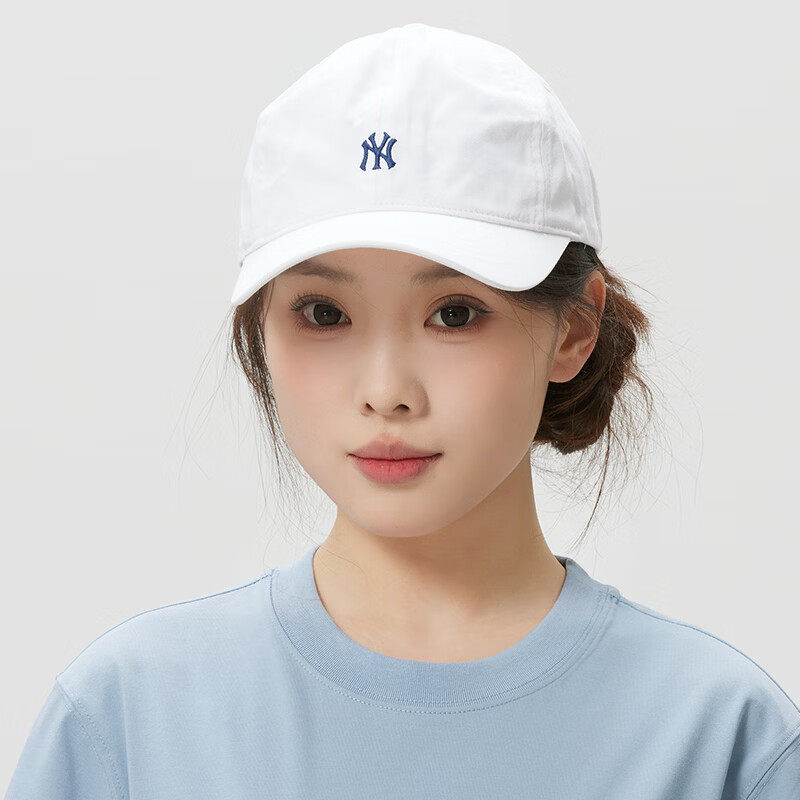 MLB儿童软顶棒球帽26新款男女童NY刺绣小标运动鸭舌帽7ACPB116N