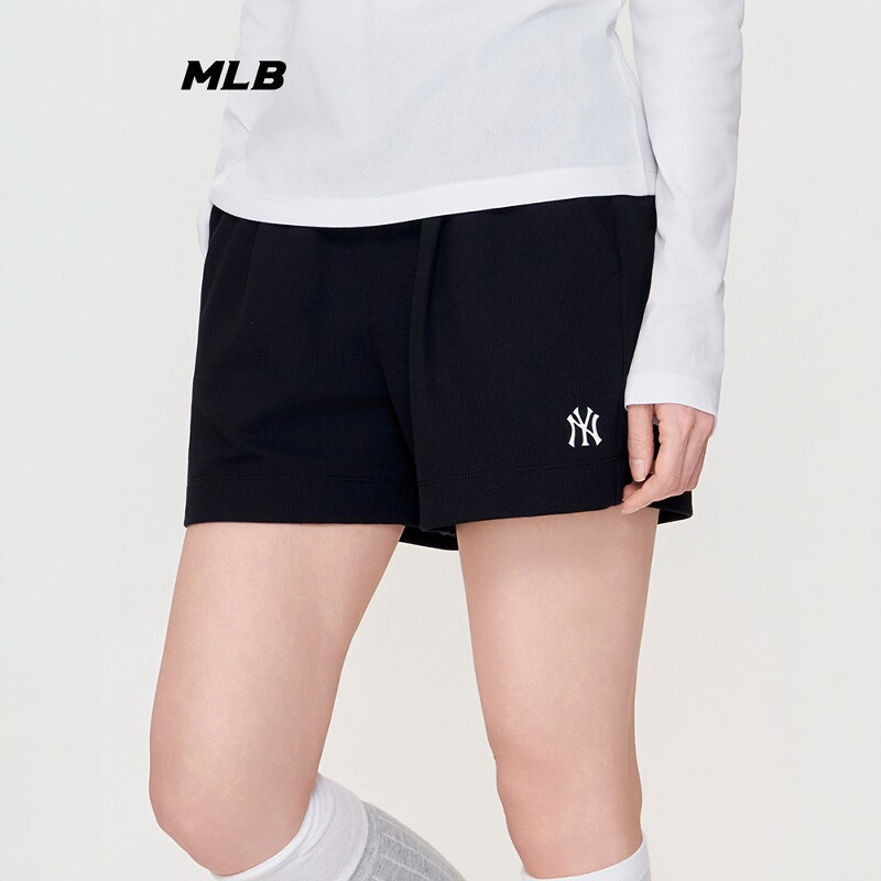 MLB短裤女运动舒适透气休闲裤
