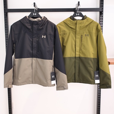 安德玛UA男子三合一冲锋衣外套