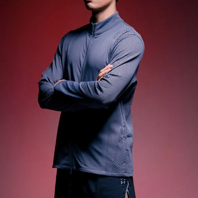 安德玛UA健身训练运动夹克外套