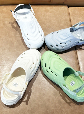 Adidas阿迪达斯男女可拆卸后跟沙滩拖鞋洞洞鞋JH9845 JR7548