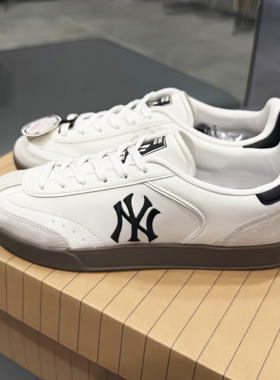 MLB德训鞋男女26新款NY复古TWS同款薄底鞋运动情侣板鞋3ASXCB16N