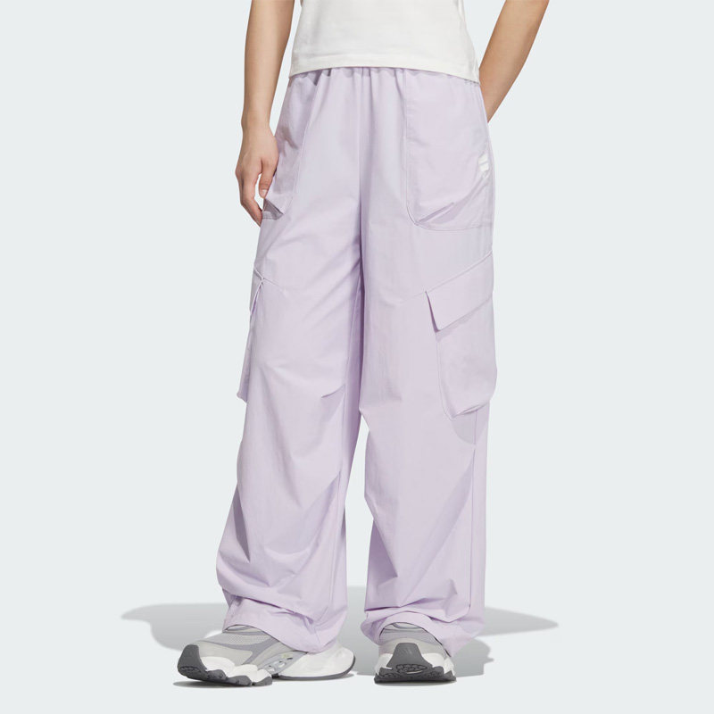 秋款阿迪达斯女运动休闲裤工装裤