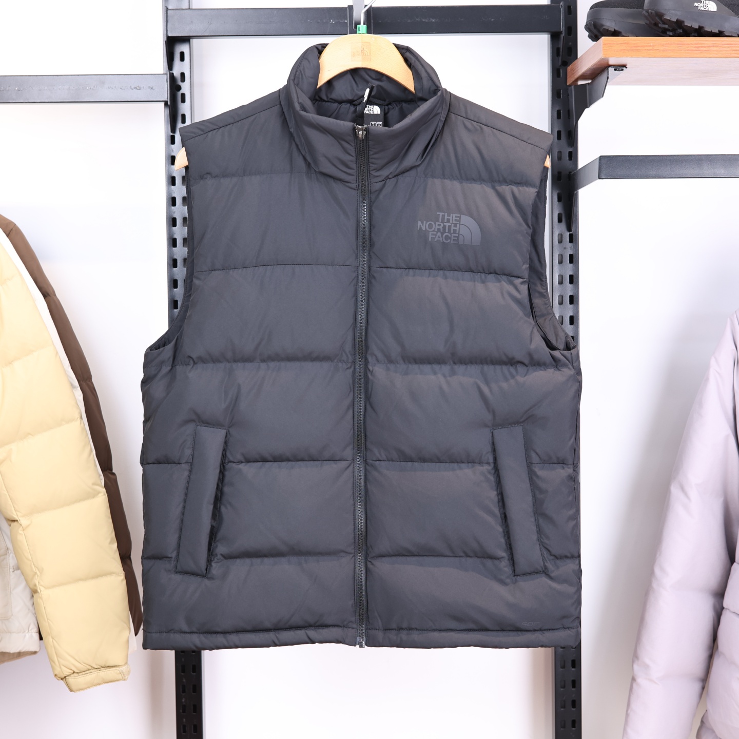 北面男子600蓬鹅绒羽绒服马甲