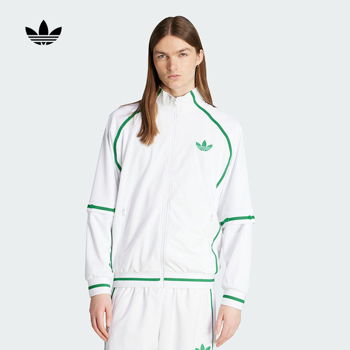 Adidas阿迪达斯三叶草网球外套男秋冬款梭织运动休闲夹克JW1376,运动服/休闲服装,运动茄克/外套,淘宝优惠券,粉丝福利购,淘宝优惠卷