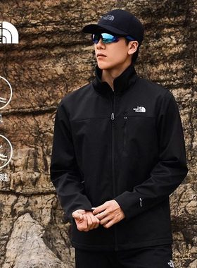 TheNorthFace北面男士软壳衣25秋冬新款户外防风防水夹克外套8DNB