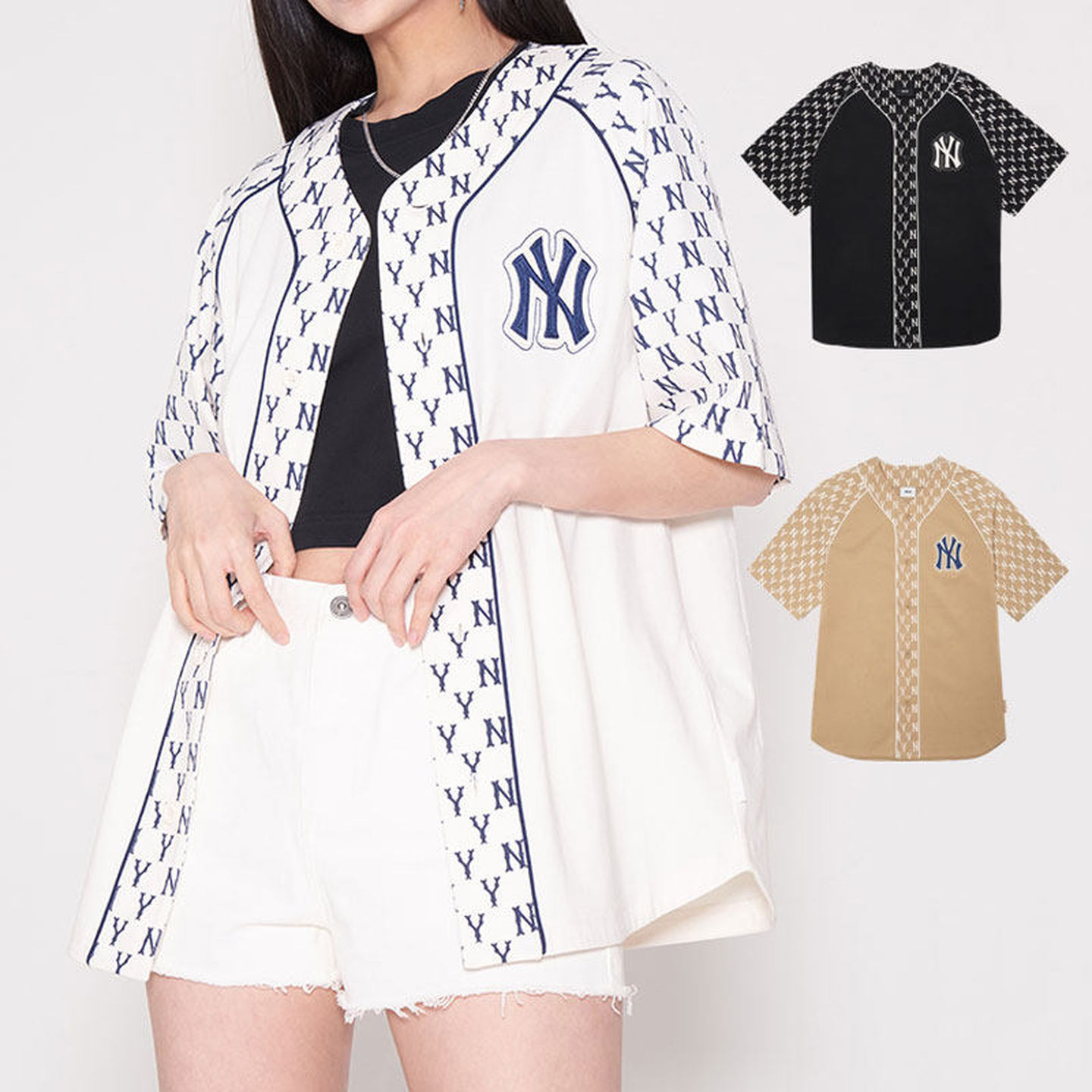 MLB男女同款运动短袖棒球服外套
