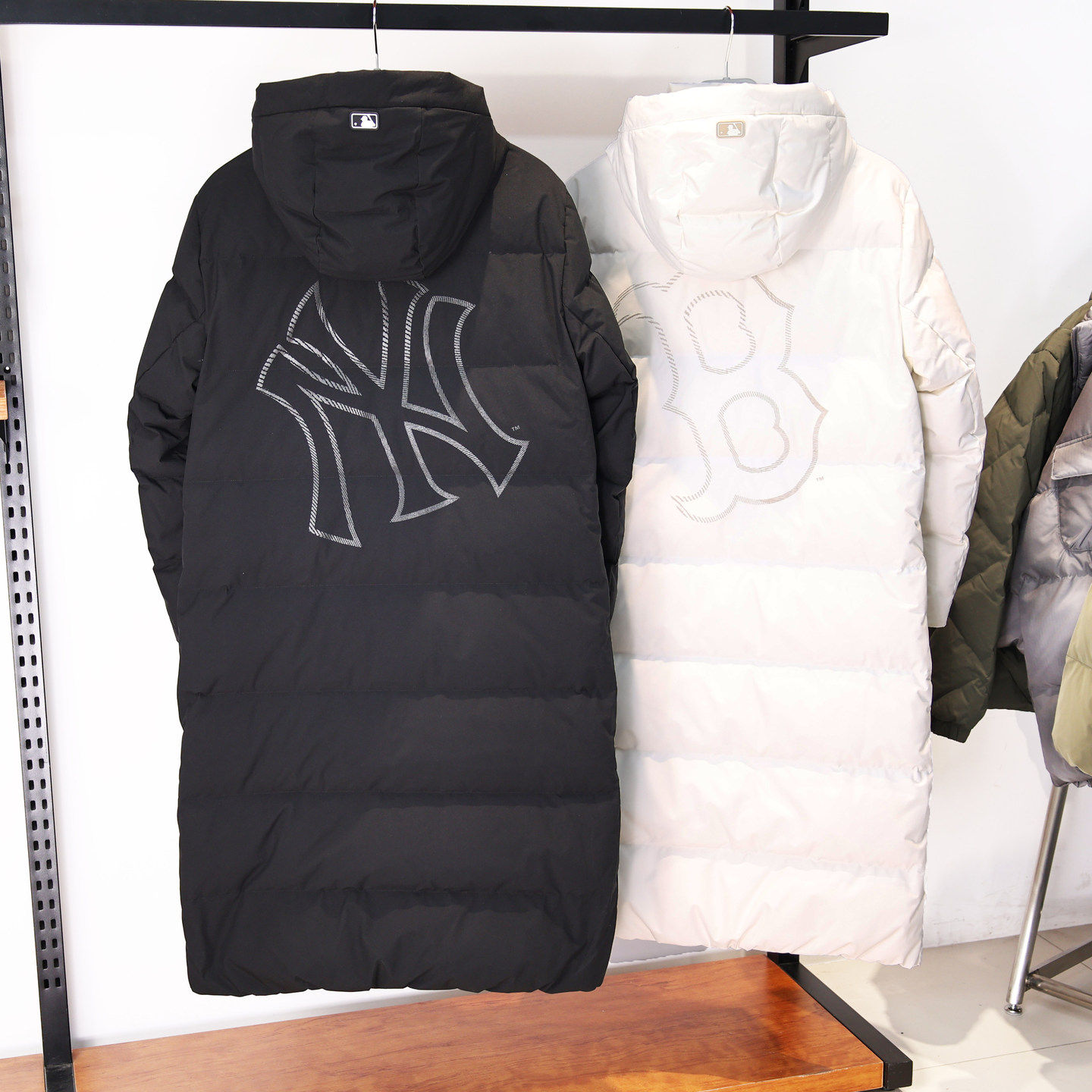 MLB羽绒服男女25秋冬新款NY大标防水长款运动棉羽外套3ADJB1156,运动服/休闲服装,运动羽绒服,淘宝优惠券,粉丝福利购,淘宝优惠卷