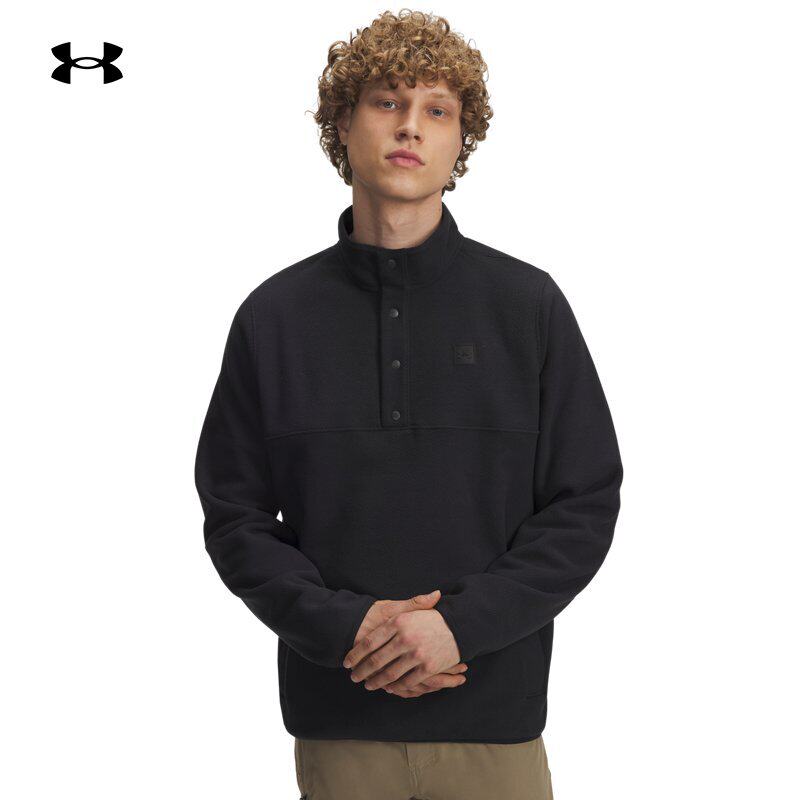 安德玛UA男子抓绒保暖卫衣