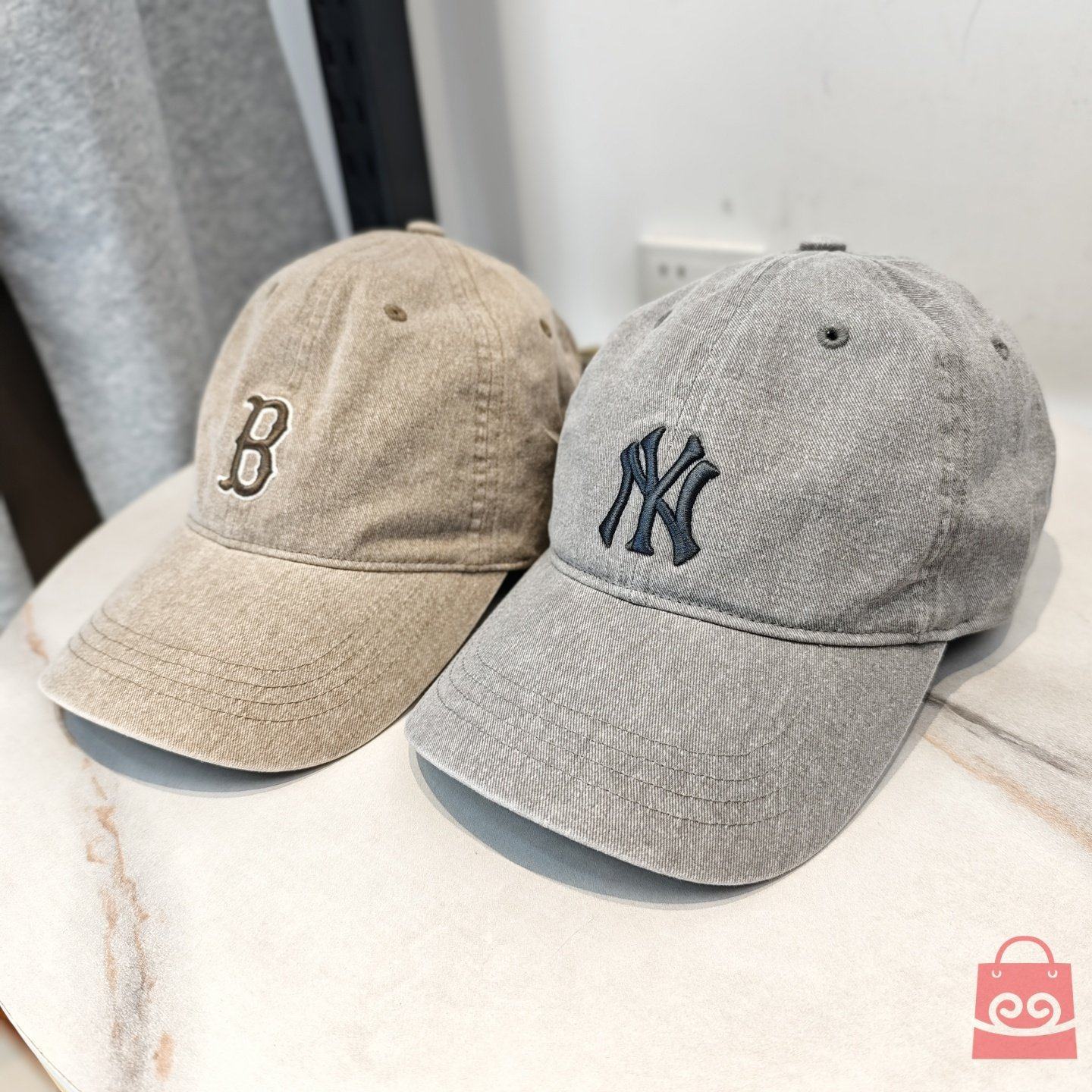 MLB儿童棒球帽25新款男女童NY刺绣LOGO硬顶鸭舌帽运动帽7ACPB025N