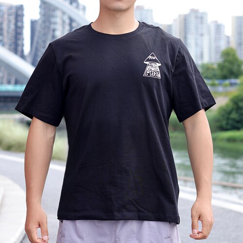 北面户外男女棉质透气短袖T恤