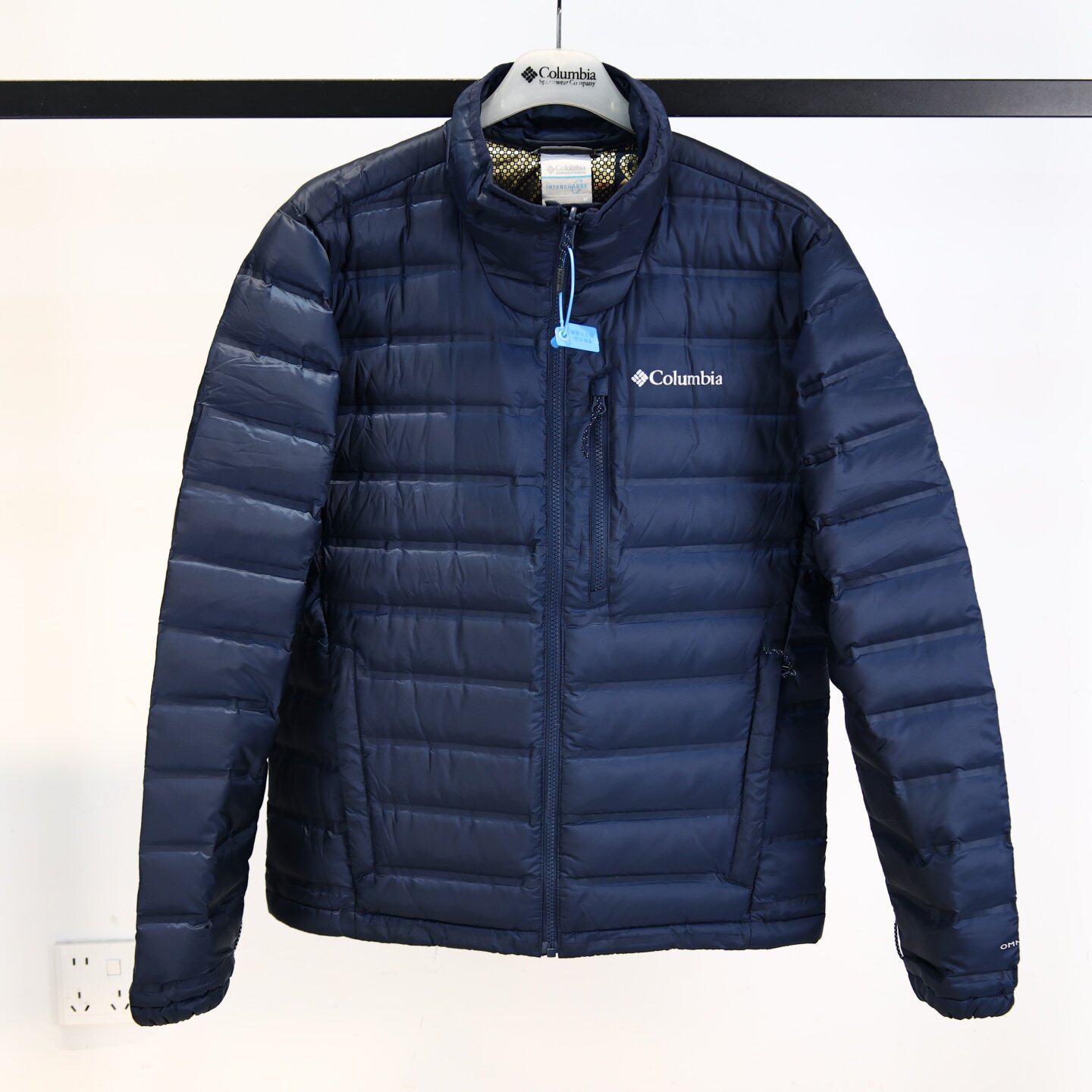 秋冬款Columbia哥伦比亚男户外金点热能鹅绒可做内胆羽绒服WE9048