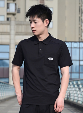 TheNorthFace北面26春夏新款男士户外运动休闲POLO衫短袖T恤8GVN
