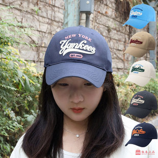MLB帽子春夏新款 男女休閑學(xué)院風(fēng)鴨舌帽情侶運(yùn)動棒球帽3ACPVL24N