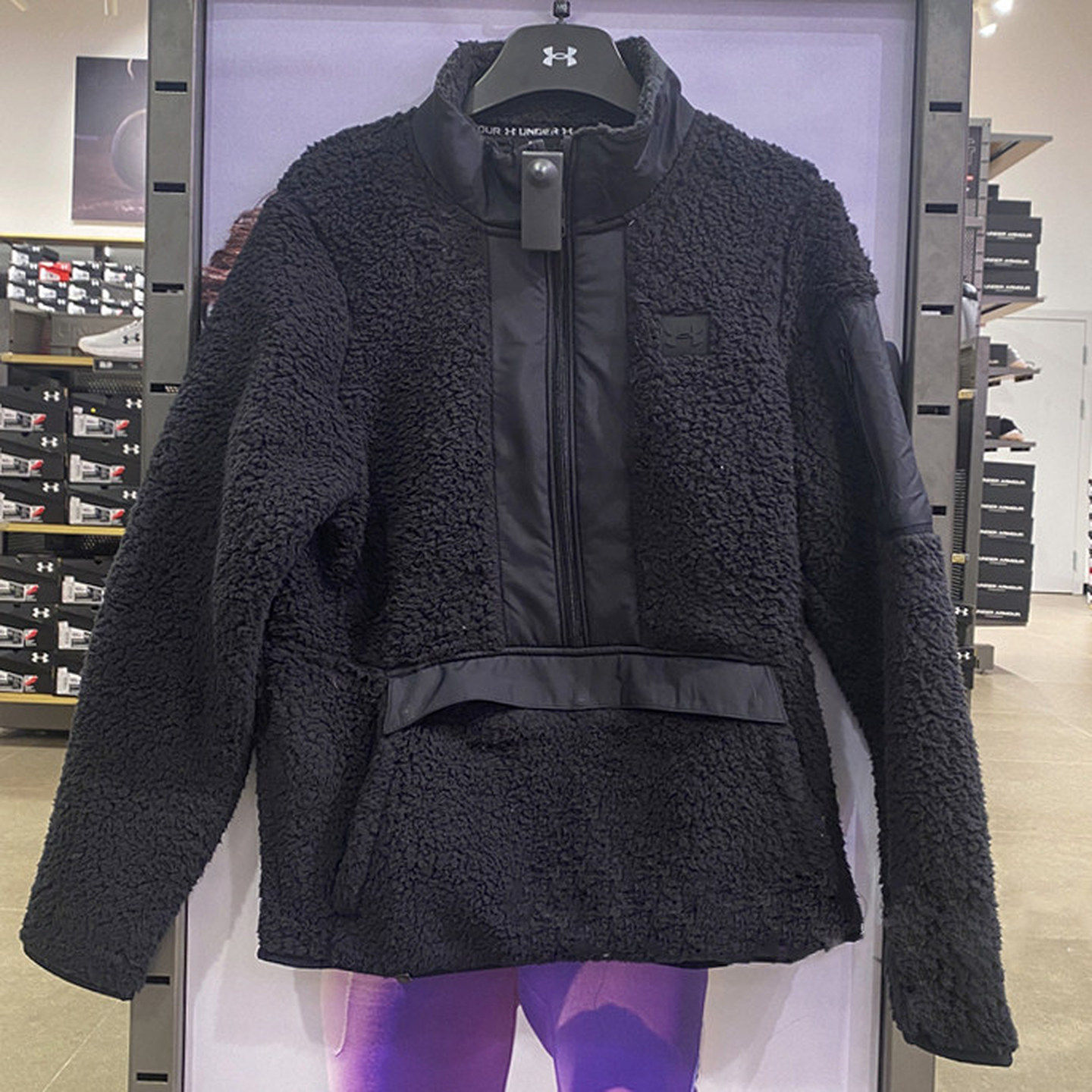 清仓安德玛UA秋冬男子仿羊羔绒运动卫衣1/2拉链抓绒衣外套1373847,运动服/休闲服装,运动茄克/外套,淘宝优惠券,粉丝福利购,淘宝优惠卷