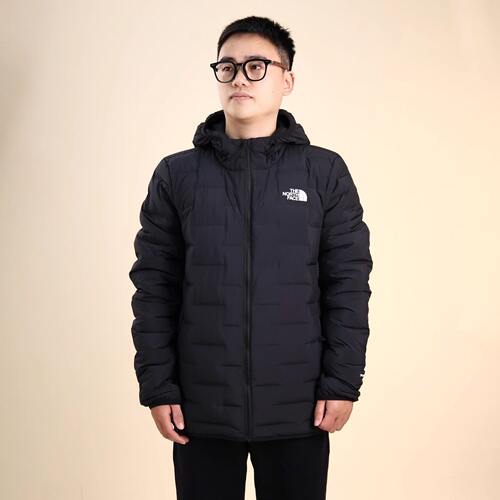 北面男子户外运动防泼水羽绒服