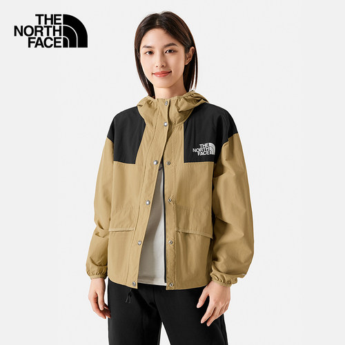 北面冲锋衣女士户外防泼水夹克