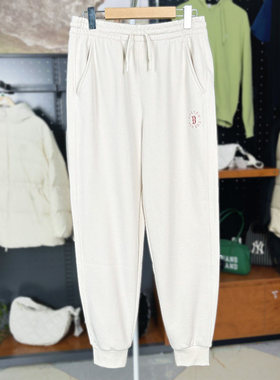 MLB女子长裤学院风字母小标刺绣百搭束脚卫裤休闲运动裤3FPTB0144