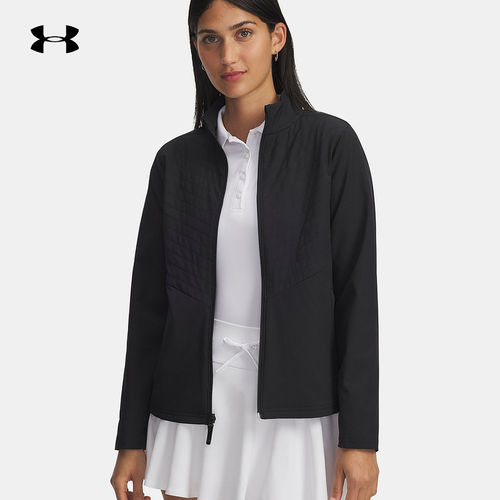 安德玛女子高尔夫立领夹克