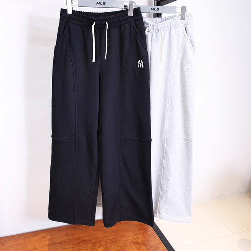 MLB宽松长裤女子针织运动裤