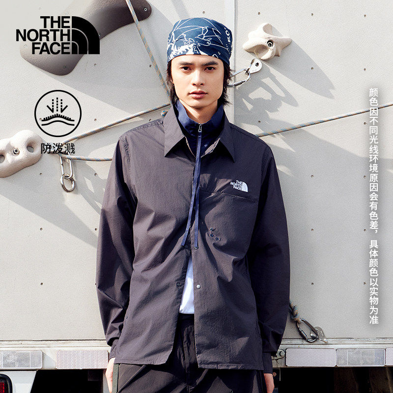 26新款TheNorthFace北面UE系列男士户外防泼水假两件长袖衬衫8FCR